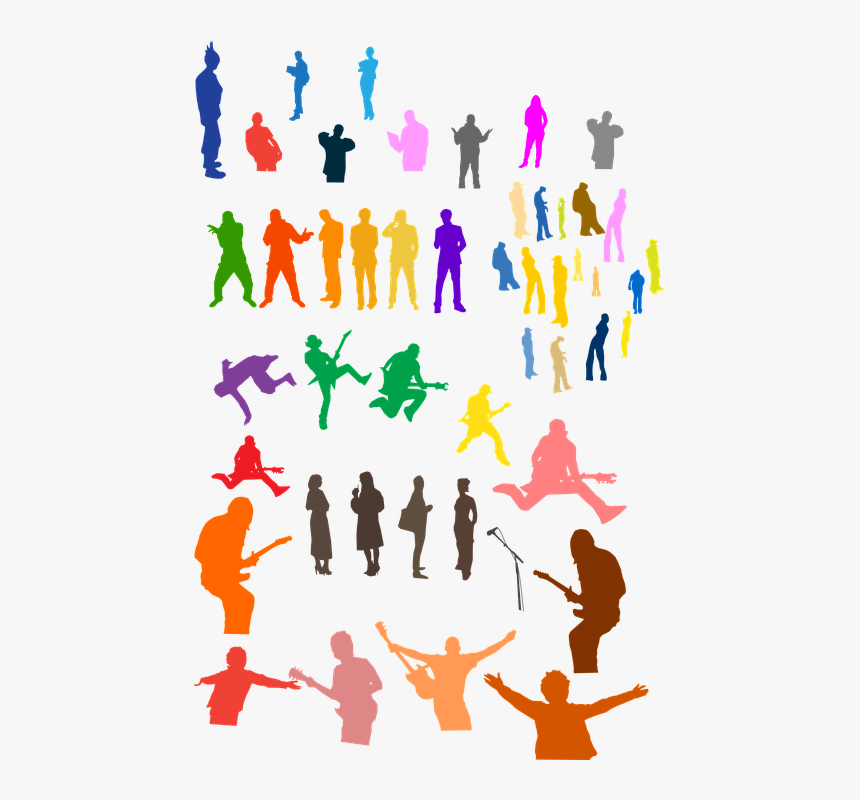 Multitud, Personas, Siluetas, Concierto, Reunión, Moda - Concert Clip Art, HD Png Download