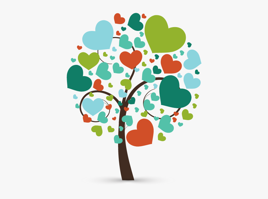 Tree Of Hearts Png, Transparent Png
