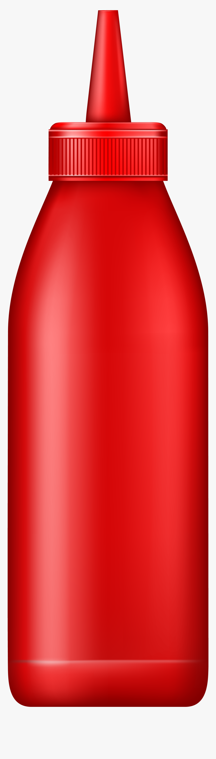 Water Clipart Red - Transparent Ketchup Bottle Png, Png Download