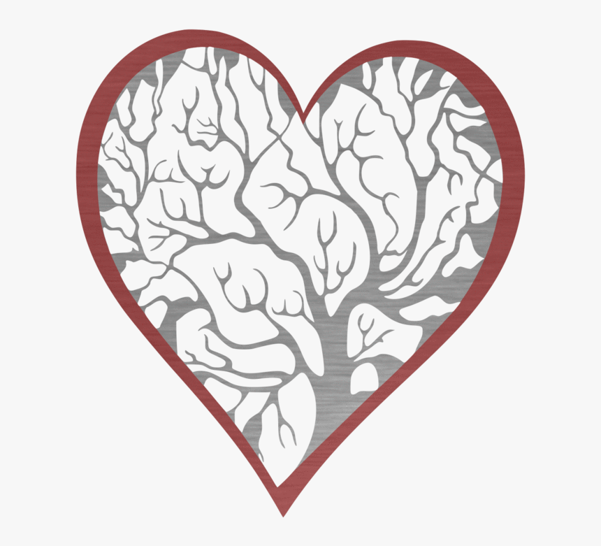 Transparent Heart Tree Png - Drawing On Walls Tree, Png Download