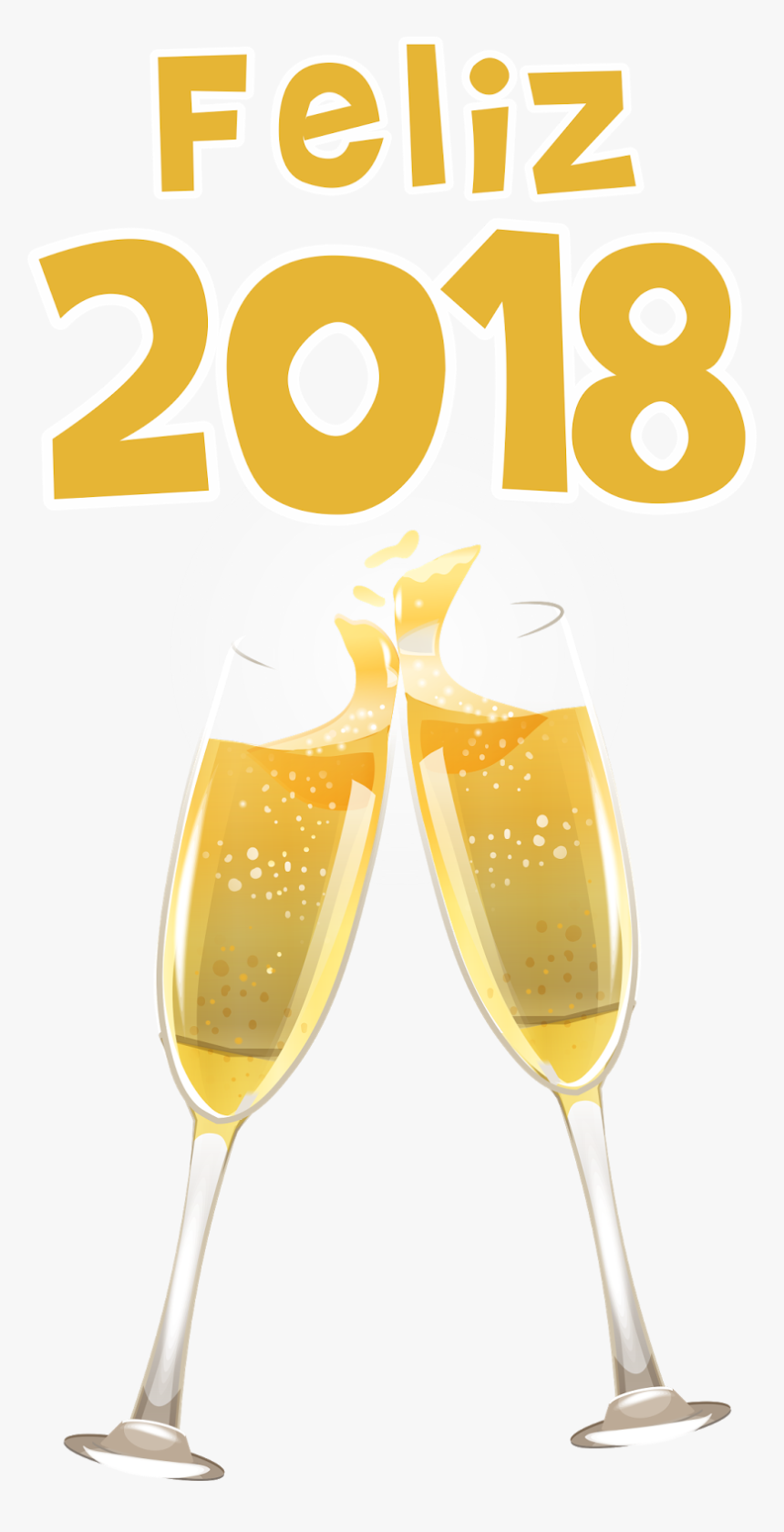 Arte Ano Novo Png, Transparent Png