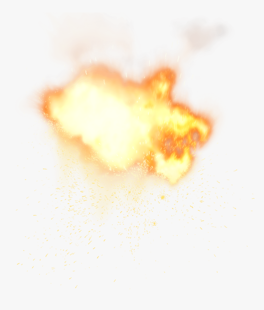 Fiery Explosion Png Picture Clipart Min - Explosion Psd Photoshop, Transparent Png