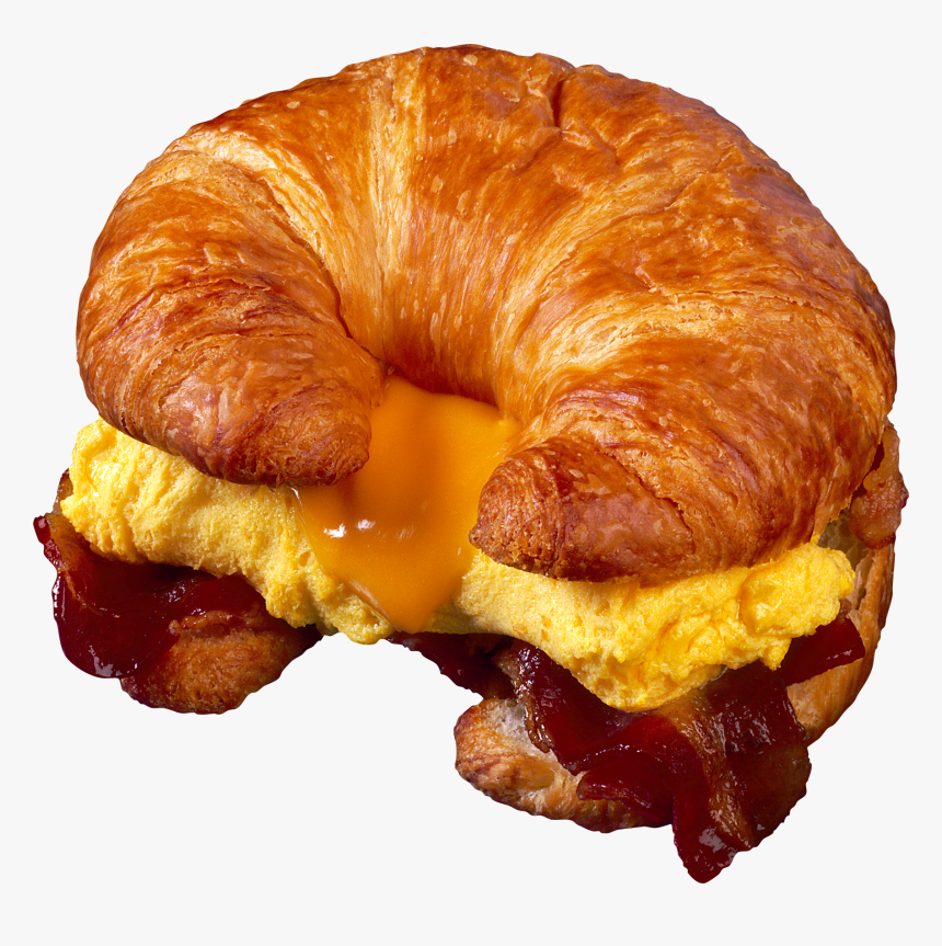 Egg And Ham Croissant, HD Png Download