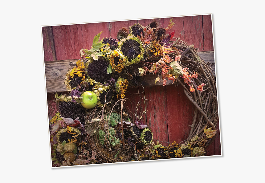 Image Of A Autumn Harvest Wreath - Bouquet, HD Png Download