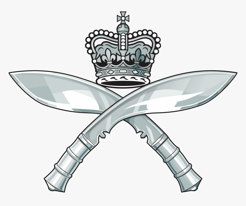 Transparent British Crown Png - Royal Gurkha Rifles Logo, Png Download