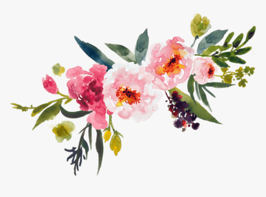Transparent Flower Watercolor Png, Png Download