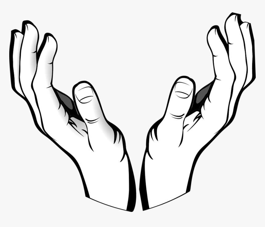 Mãos, Aberto, Recebendo, Mantenha, Até, Deus - Hands Clipart, HD Png Download
