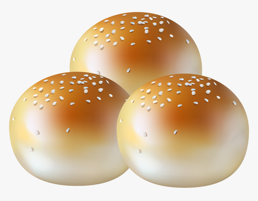 Burger Buns Png Clipart - Clipart Bun, Transparent Png