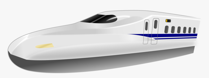 Japan Bullet Train Cartoon, HD Png Download