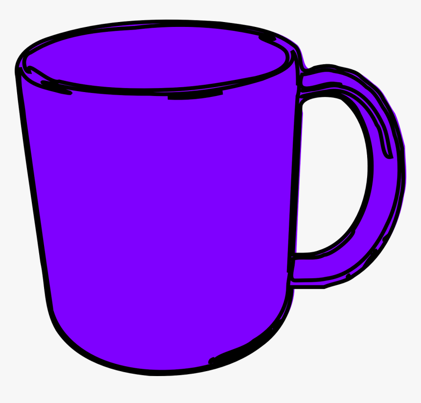 Purple Clipart Coffee Cup - Cup Clipart, HD Png Download