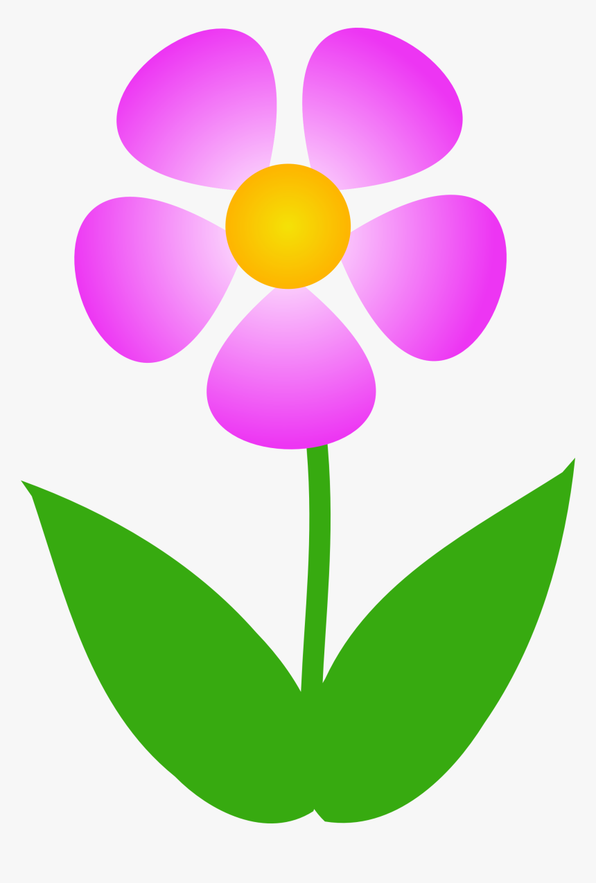 Spring Flowers Border Clip Art Free Vector Free - Flower Clipart Png, Transparent Png