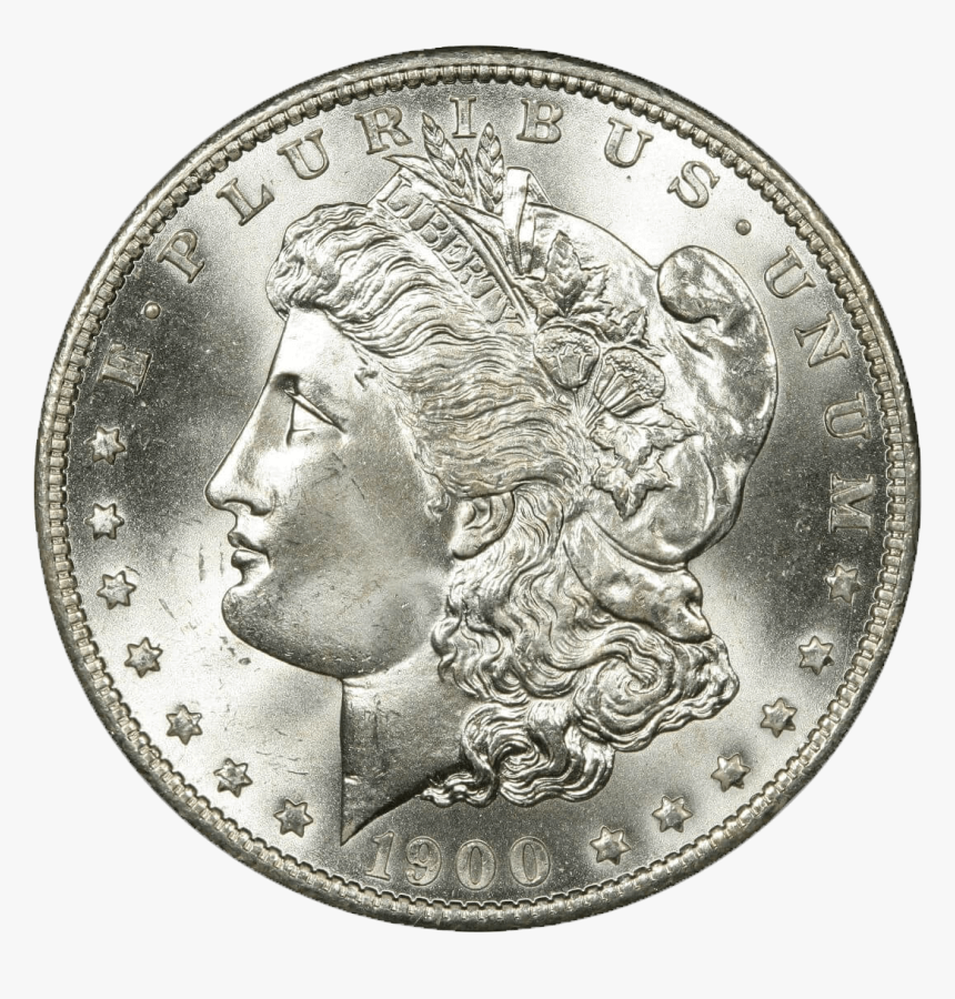 Transparent Silver Dollar Png - 1889 Morgan Silver Dollar, Png Download