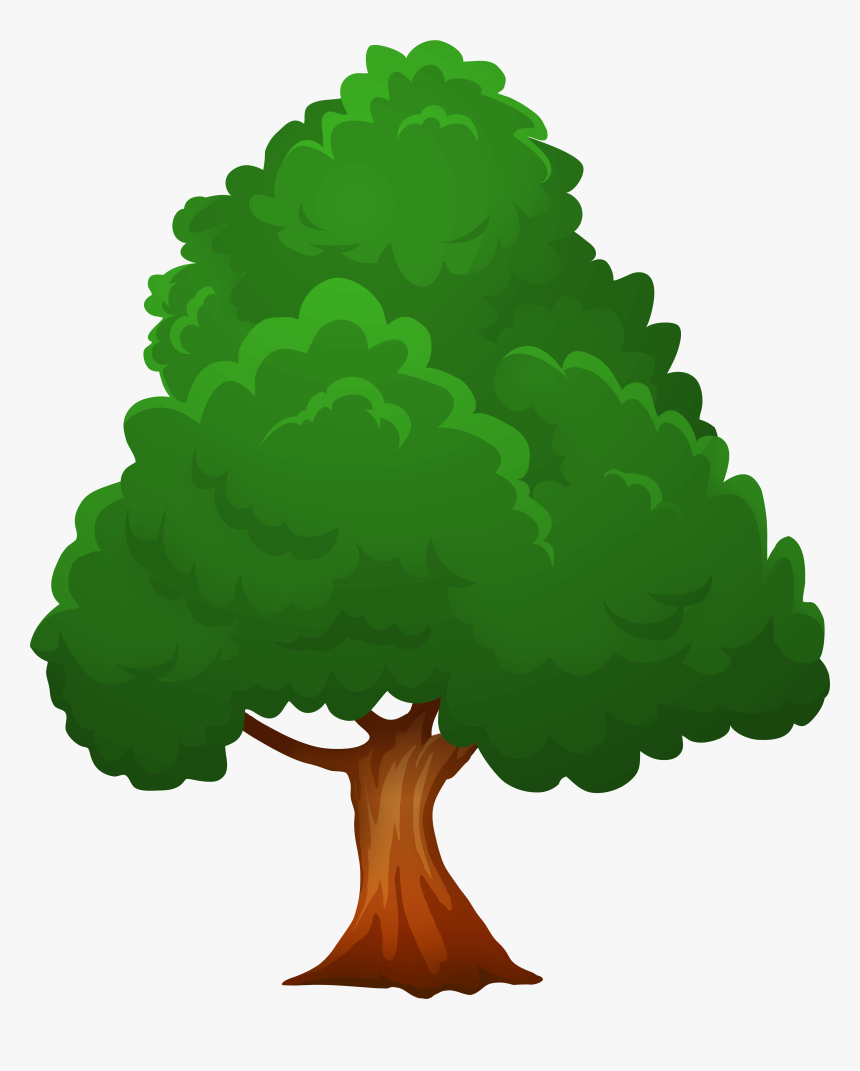 Big Green Tree Png Clip Art, Transparent Png