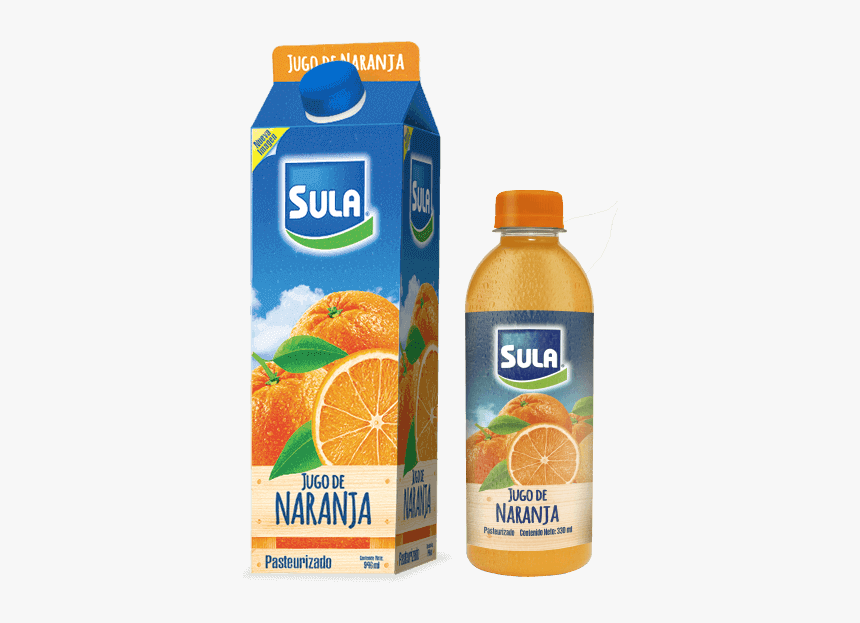 Nueva Presentación Jugo De Naranja Sula 100% Natural - Sula, HD Png Download