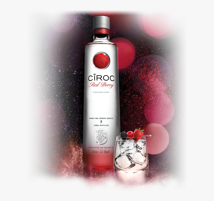 Ciroc Red Berry Flavoured Vodka , Png Download, Transparent Png