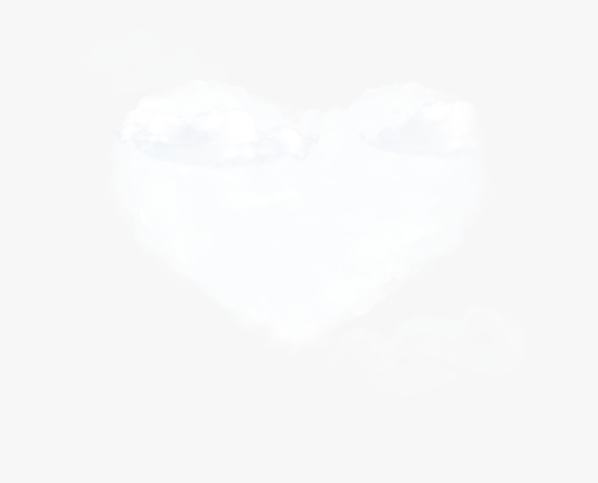 Cloud Heart Png - Transparent Background Heart Cloud Png, Png Download