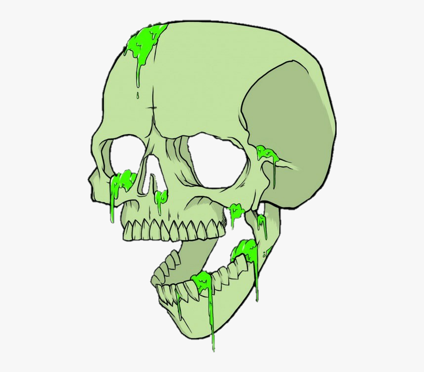 Grime Skull Png, Transparent Png