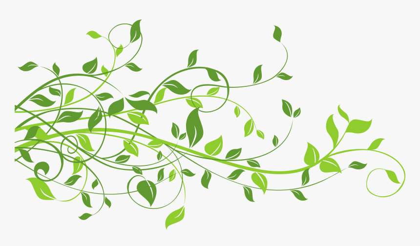 Spring Decor With Leaves Png Clip Art Image, Transparent Png