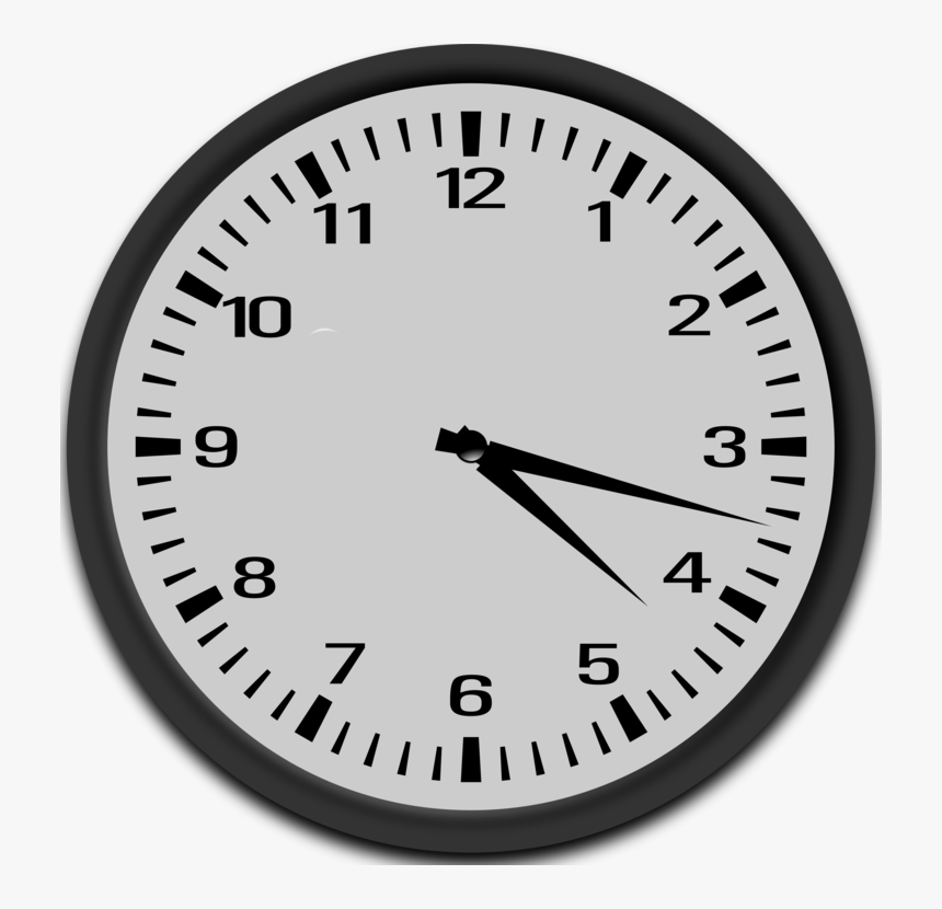 Home Accessories,measuring Instrument,clock - Quarter To Five Clock, HD Png Download