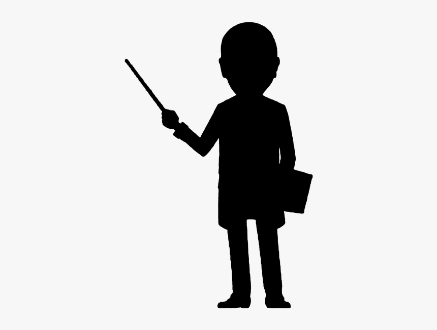 Profesor, Señalando, Descripción, Maestro - 1920 Women Silhouette, HD Png Download