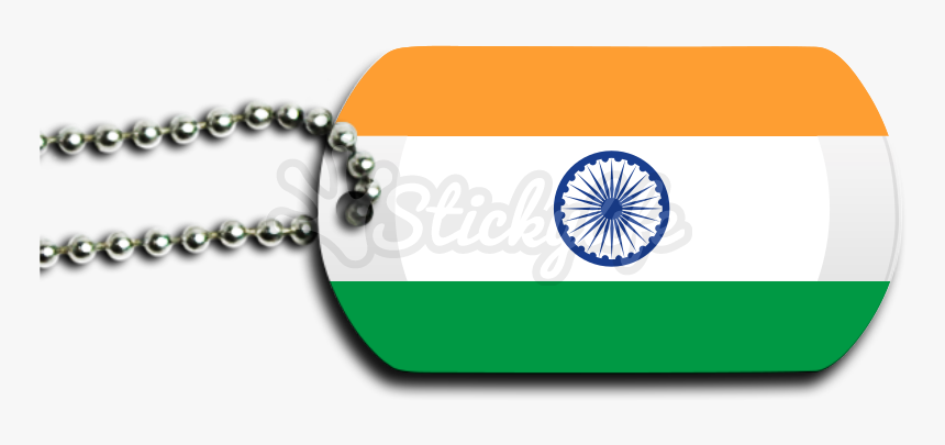 India Dog Tag - Flag Of India, HD Png Download