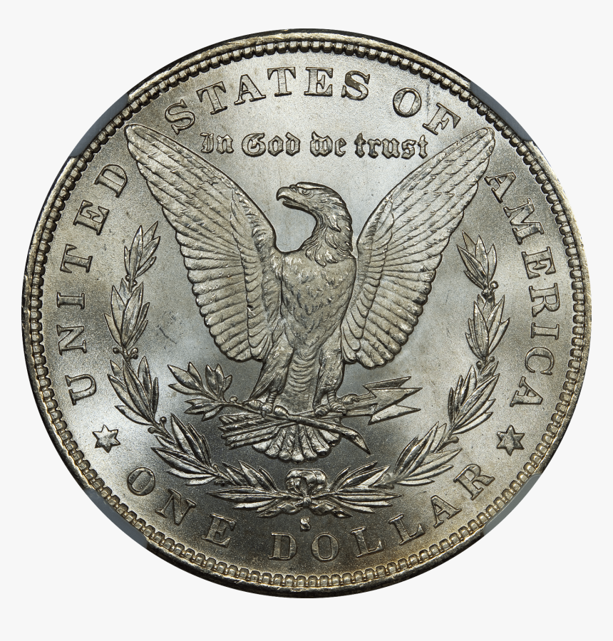 One Dollar Coin - Morgan Dollar, HD Png Download