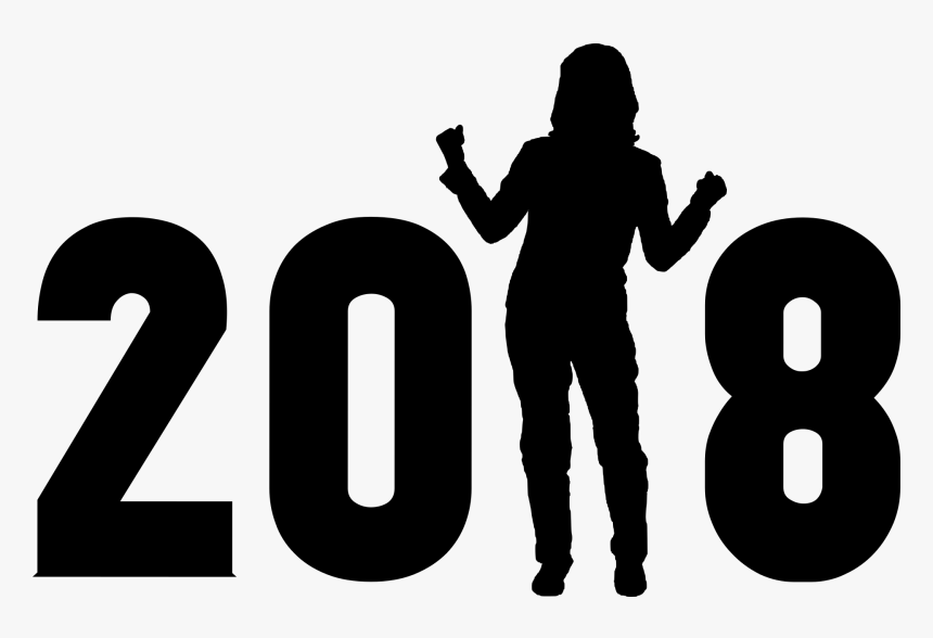 New Year - Happy New Year 2018 Transparent Png, Png Download