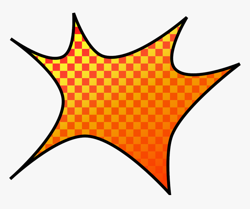 New, Red, Sign, Yellow, Cartoon, Explosion, Off, Boom - Cartoon Explosion Gif Png, Transparent Png