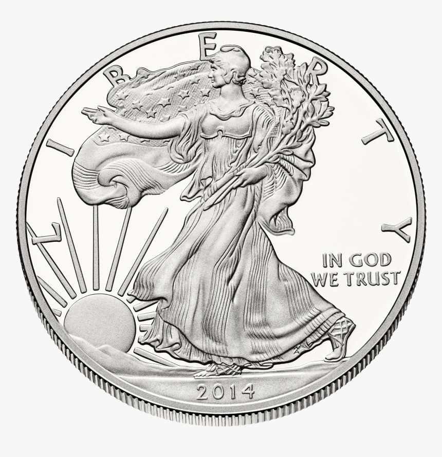 Liberty $1 Obverse - American Silver Eagle, HD Png Download