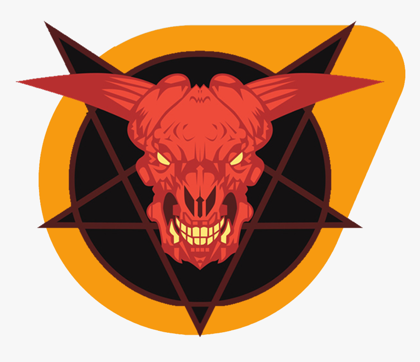 [full Credit For Scull To Retroahoy] New Doom - Retroahoy Doom, HD Png Download