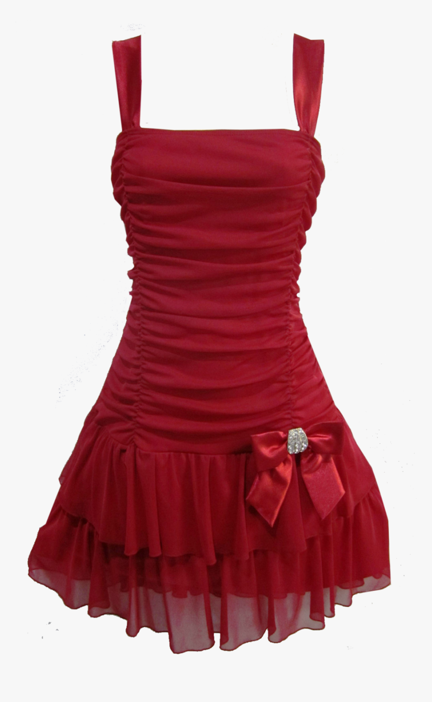 Red Dress Png, Transparent Png