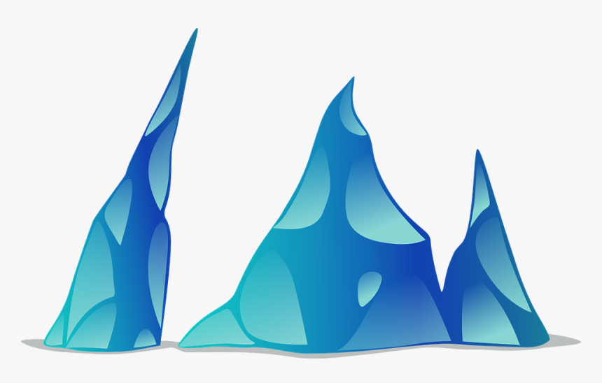 Iceberg, Icebergs, Hielo, Azul, Montañas, Montaña, - Iceberg, HD Png Download