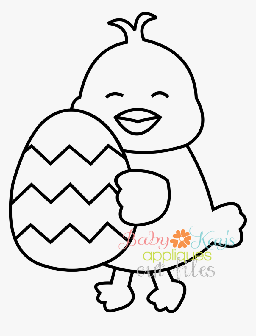 Chick Outline, HD Png Download