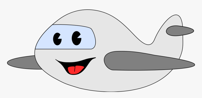 Cute Airplane Images Hd Photos Clipart - Happy Airplane, HD Png Download