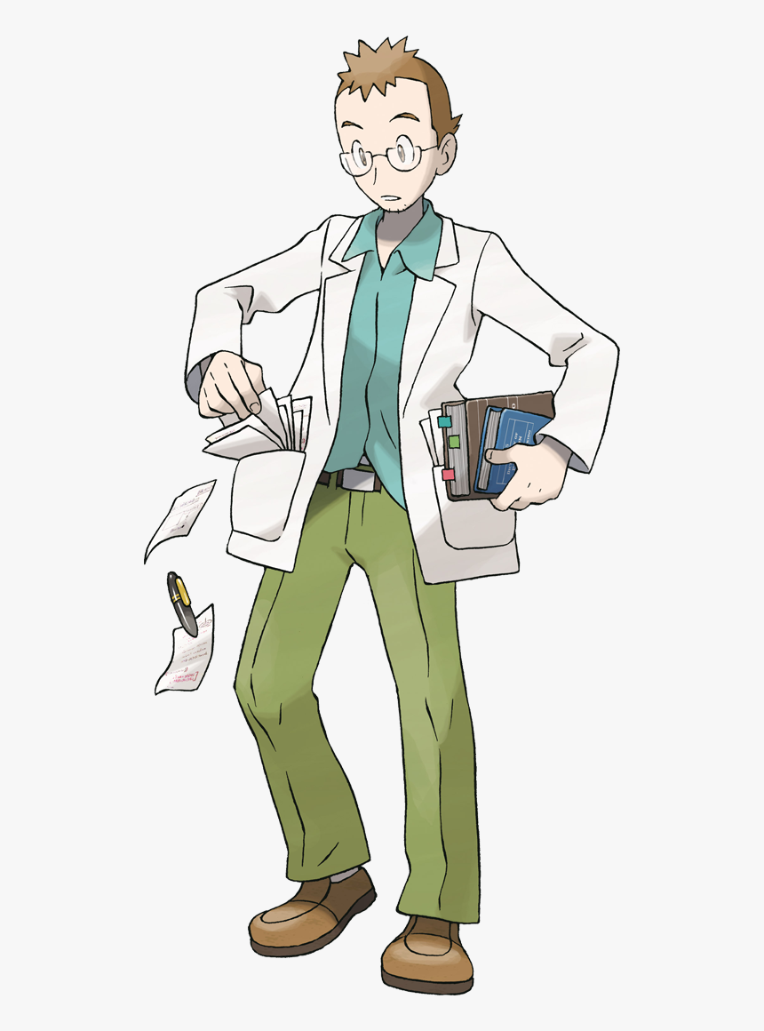 Professorelmhgss - Pokemon Professor Elm, HD Png Download