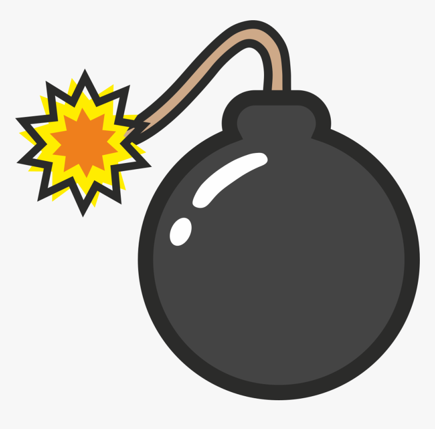 Yellow,line,bomb - Bomb Clipart, HD Png Download