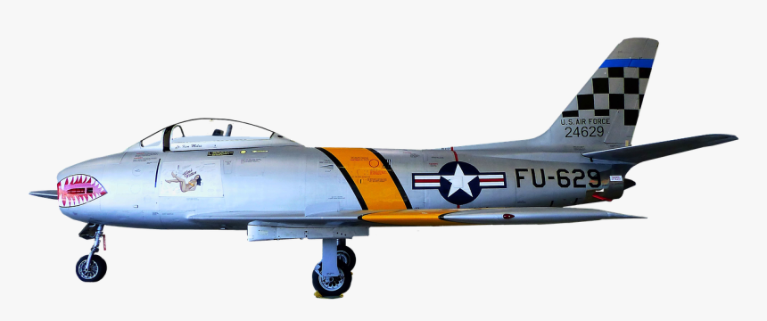 Transparent Cute Plane Png - North American F-86 Sabre, Png Download