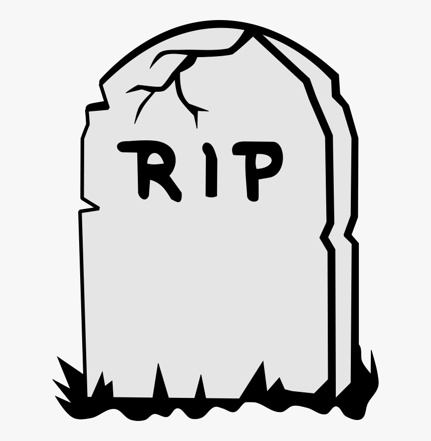 Tombstone, Rip, Dead, Death, Funeral, Halloween, Mort - Death Clipart, HD Png Download