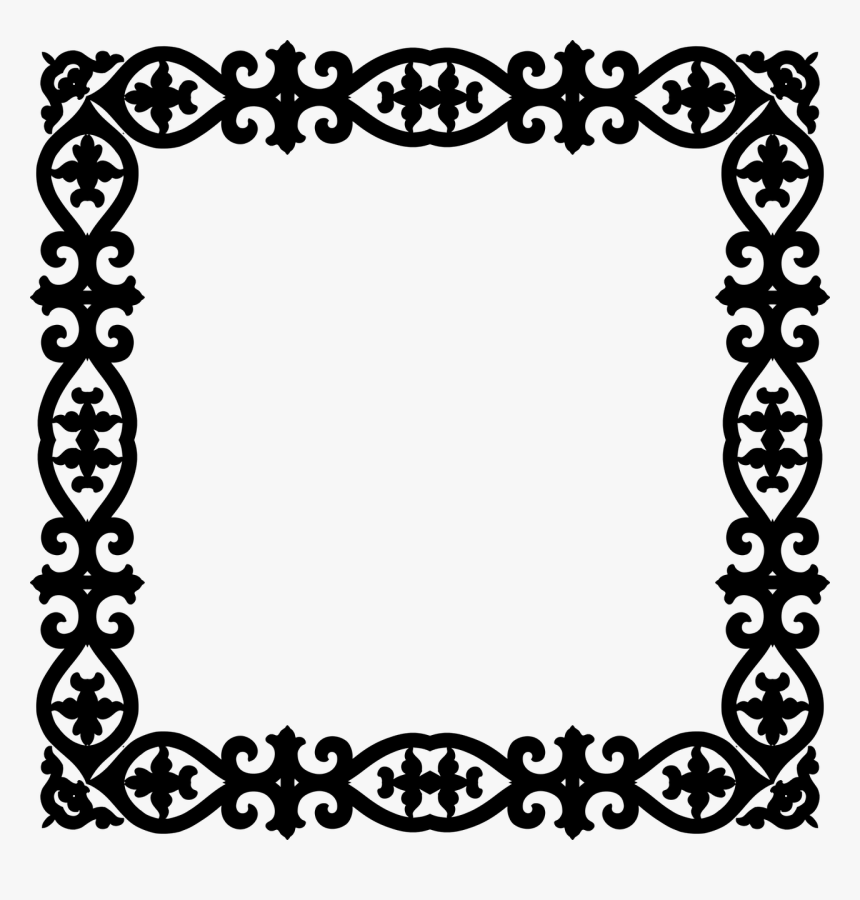 Picture Frame,visual Arts,flower - Batik Frame Png, Transparent Png