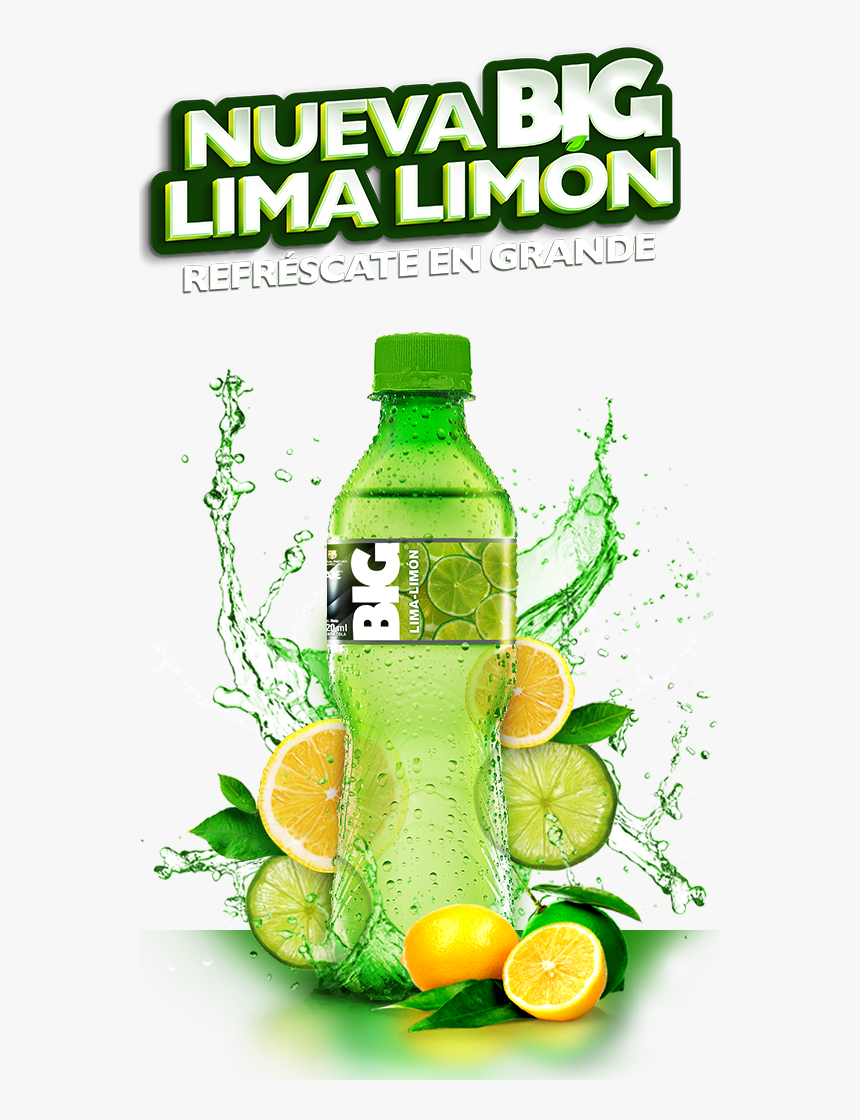 Gaseosas Big Cola De Limon , Png Download - Carbonated Soft Drinks, Transparent Png