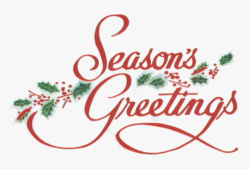 Greeting Png Transparent Picture - Transparent Seasons Greetings Png, Png Download