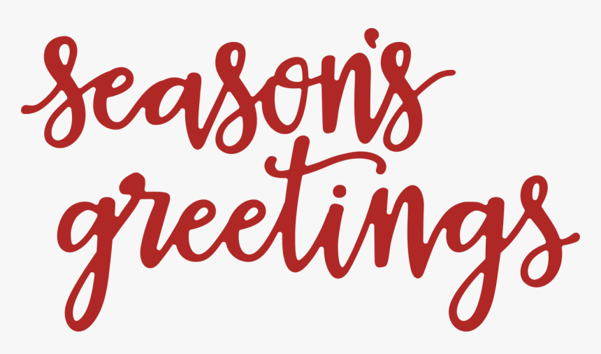 Season S Greetings - Calligraphy, HD Png Download