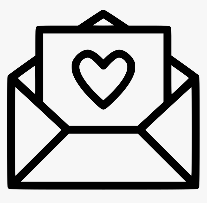 Mail Greeting Card Wishes Greetings - Envelope Love Letter Icon Png, Transparent Png