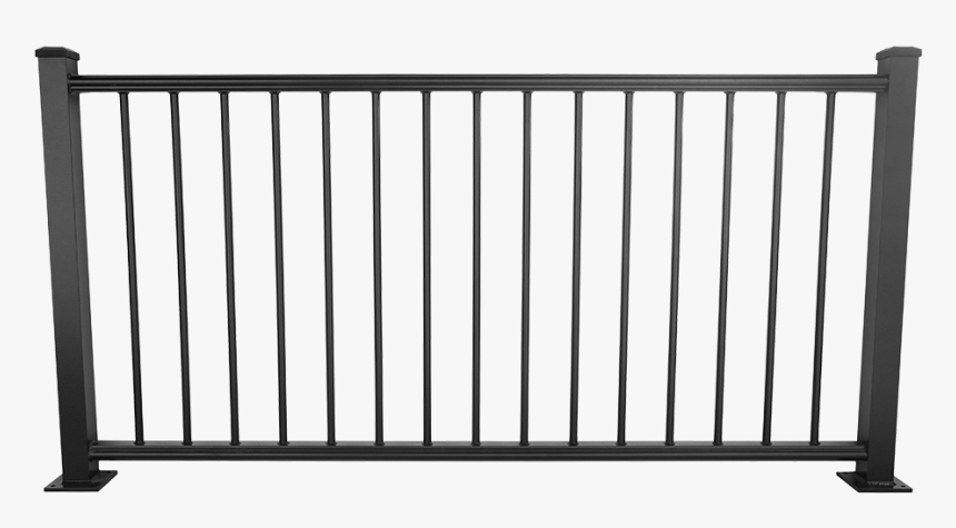 Black Powder Coated Aluminum Rail, HD Png Download