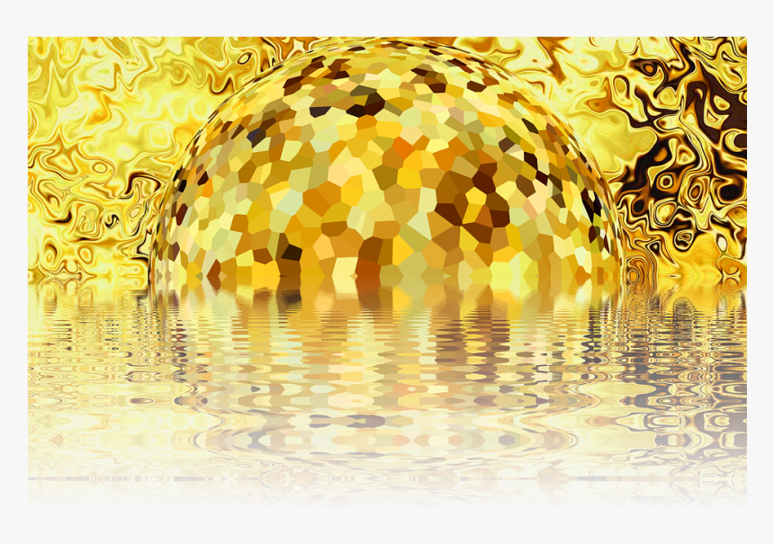 Transparent Gold Graphic Png - Efeito Preto Png, Png Download