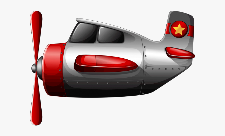 Airplane Clipart Red - Plane Clipart Png, Transparent Png