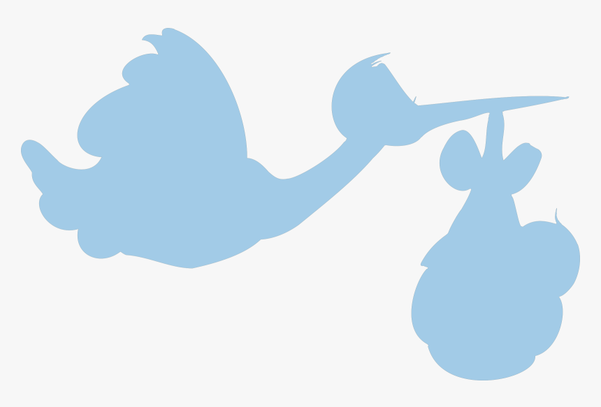 Donor Sperm - Stork Carrying Baby Silhouette, HD Png Download