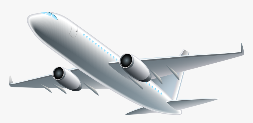 Transparent Jet Engine Png - Transparent Plane Clip Art, Png Download