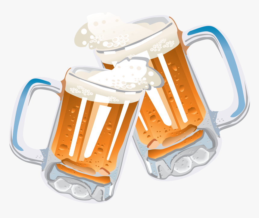 Beer Png Image - Transparent Background Beer Mug Clip Art, Png Download