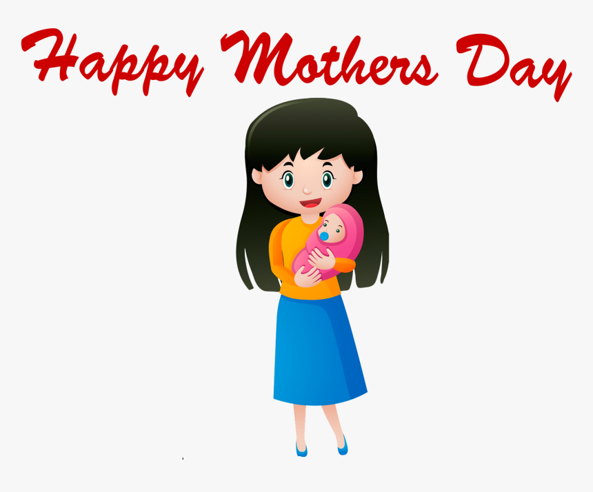 Mothers Day Greetings Png Free Image Download - Cartoon, Transparent Png